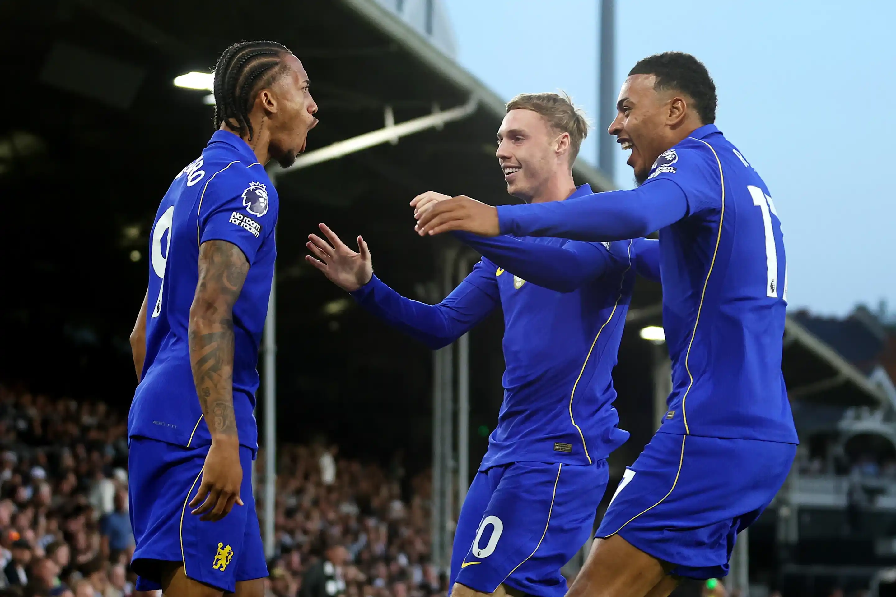 Chelsea front three attack